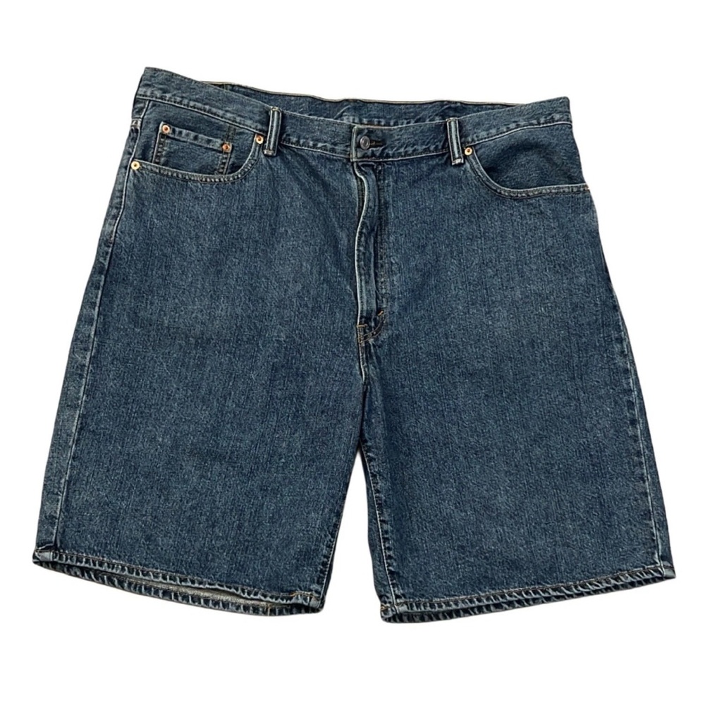 Levi’s 550 Denim Jean Shorts - Size 44 - Baggy Blue Jorts - Rare Red Tab Pocket